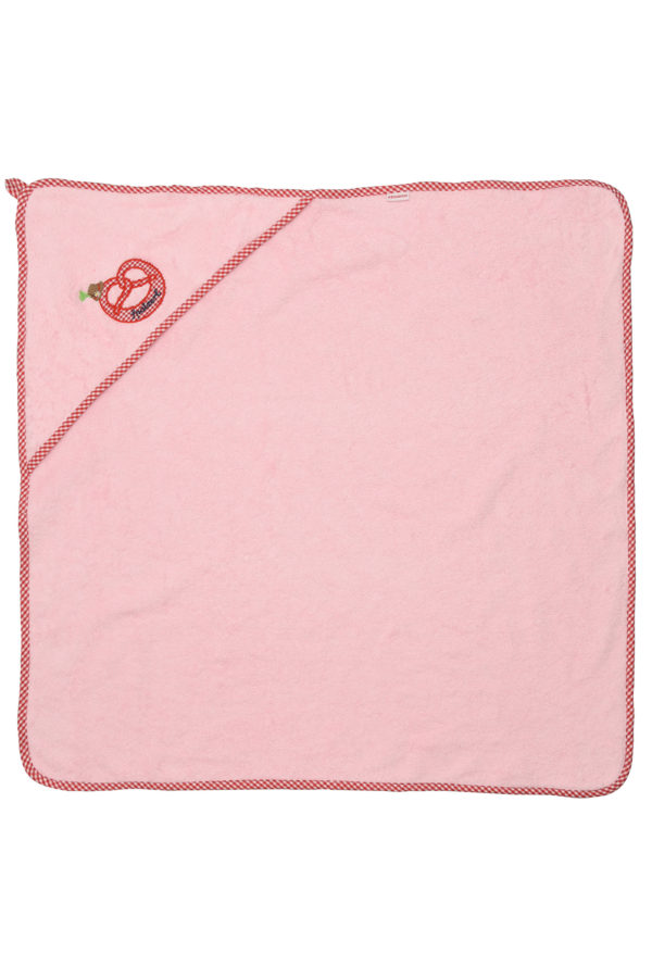 Kapuzenhandtuch BREZEL ~ rosa