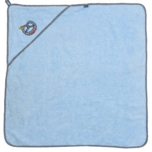 Kapuzenhandtuch BREZEL ~ blau