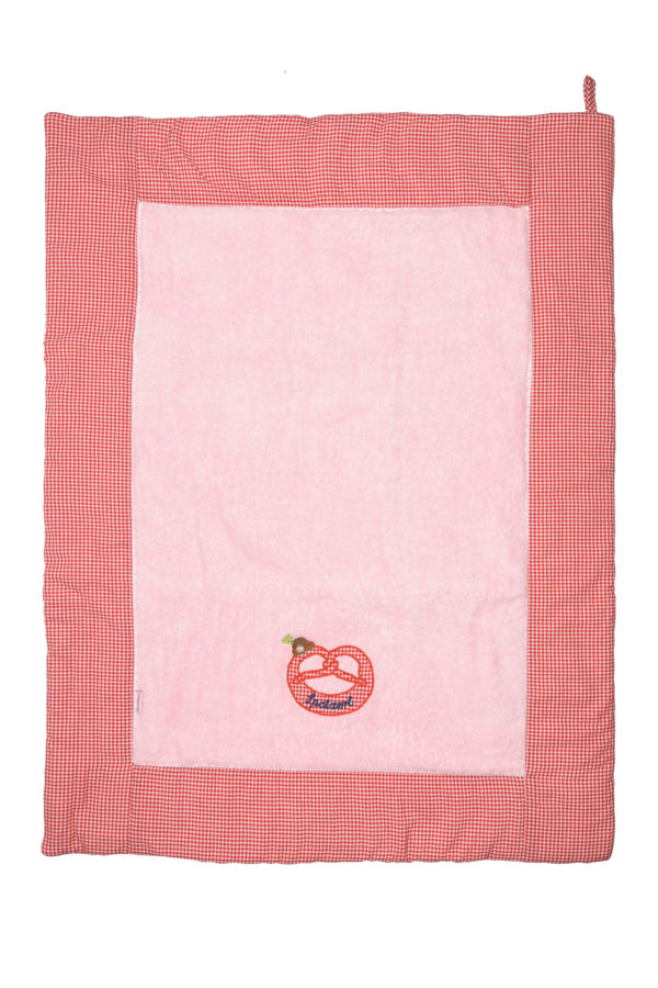 Krabbeldecke BREZEL ~ rosa