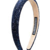 Glitzer Haarreif breit ~ blau