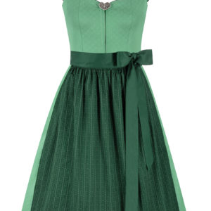 Dirndl ZENZI (65 cm) mit abnehmbaren Flügelärmeln ~ 30 ~ grün