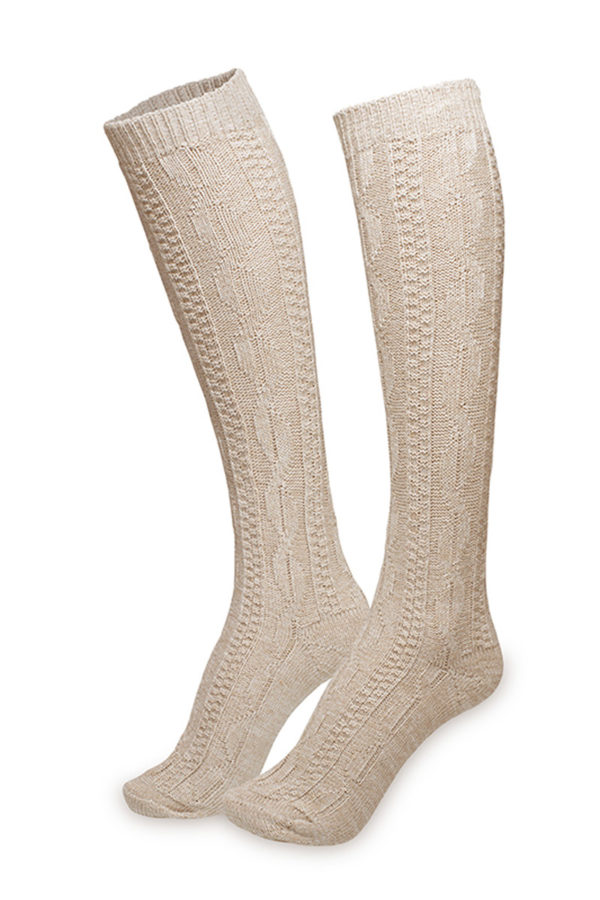 Trachtensocken lang natur 101530 ~ 35-38