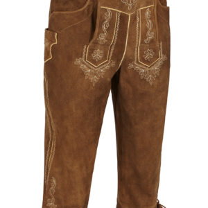 Lederhose kniebund mit H-Träger braun Wim 110076 ~ 44