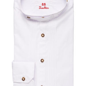 Trachtenhemd weiß SLIMFIT 112449 ~ M (39/40)