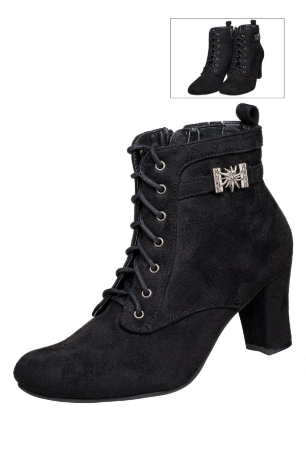 Damen Trachtenstiefel schwarz Eleganza 124664 ~ 35
