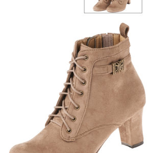 Damen Trachtenstiefel taupe Milena 124700 ~ 36