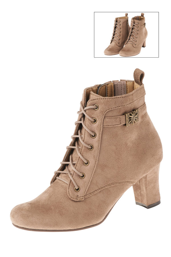 Damen Trachtenstiefel taupe Milena 124700 ~ 36