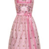 Mini Dirndl 60cm altrosa-geblümt Agathe 130859 ~ 34