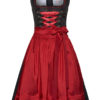 Mini Dirndl 60cm schwarz rot 132510 ~ 34