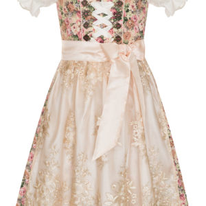 Kinder Dirndl altrosa creme geblümt Ramona 141007 ~ 104