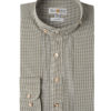 Trachtenhemd langarm grün kariert Leon 004204 - slimfit ~ L