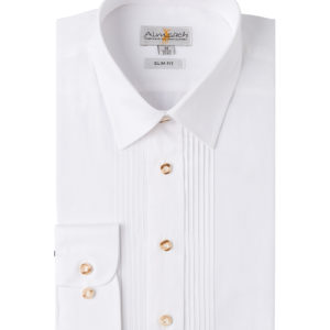 Trachtenhemd langarm weiß slimfit Ludwig 111913 - slimfit ~ 44