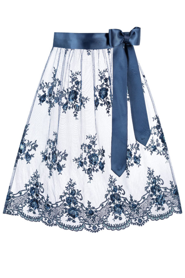 Dirndlschürze mit Pailletten (65 cm) ~ L