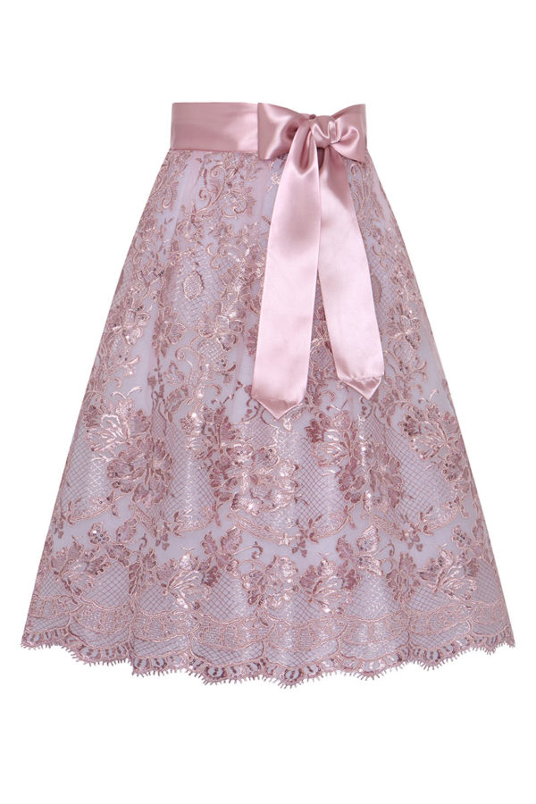 Dirndlschürze midi 65 cm altrosa Greta 009332 ~ L