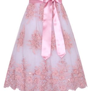 Dirndlschürze Spitze midi 65 cm rosa 015214 ~ L