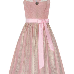 Midi Dirndl 65 cm altrosa creme Sina 014679 ~ 32