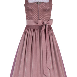 Midi Dirndl 65 cm rosenholz altrosa Adele 010054 ~ 44