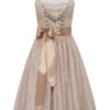 Midi Dirndl 65 cm taupe inkl. Charivari Lucienne 007308 - limitiert ~ 36