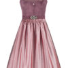 Midi Dirndl 70 cm mauve altrosa Samt Pascal 015079 ~ 32