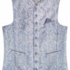 Trachtenweste blau grau Noel 013013 ~ 44