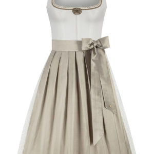 Brautdirndl midi 70 cm creme champagner Murielle 016104 ~ 32