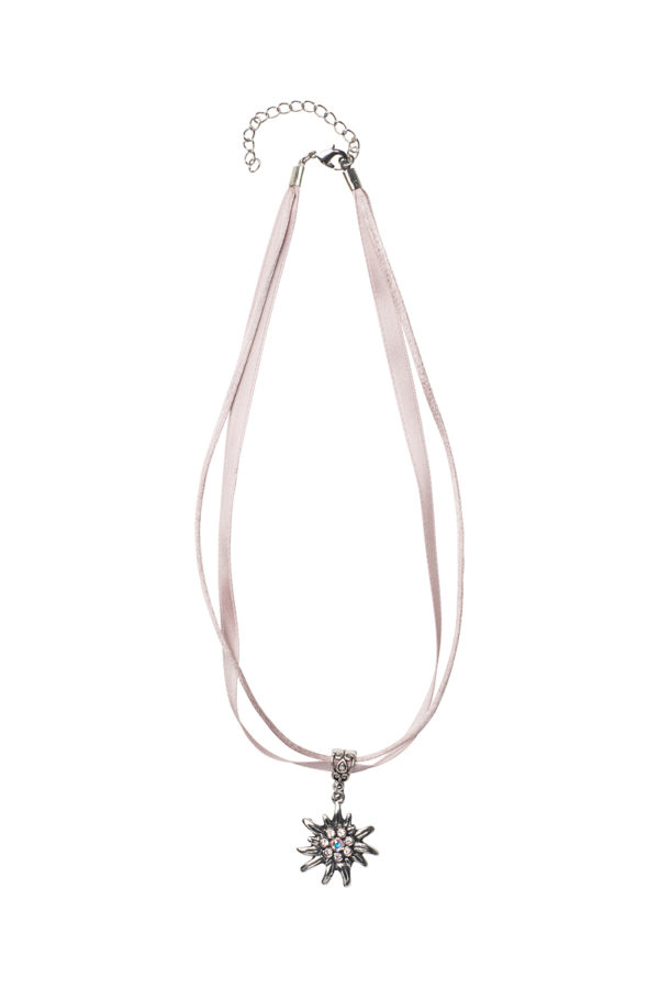 Collier Edelweiß 000141 ~ dunkelrot