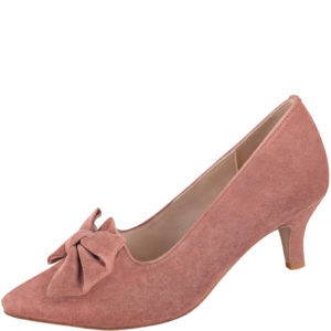 Pumps altrosa mit Schleife Julie 016176 ~ 36