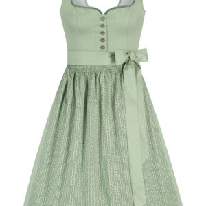 Midi Dirndl 65 cm salbei gemustert Antonia 014656 ~ 32