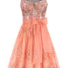 Midi Dirndl 65 cm apricot Cordula 016520 ~ 32