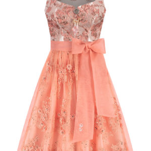 Midi Dirndl 65 cm apricot Cordula 016520 ~ 32