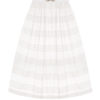 Dirndlschürze midi 65 cm creme Häkelspitze 010442 ~ L