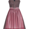 Midi Dirndl 65cm anthrazit altrosa Clara 006395 - limitiert ~ 32