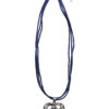 Collier mit Herzanhänger 000156 ~ dunkelblau