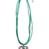 Collier mit Herzanhänger 000156 ~ grün