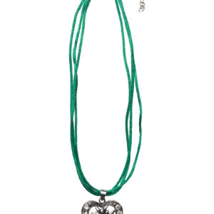 Collier mit Herzanhänger 000156 ~ grün