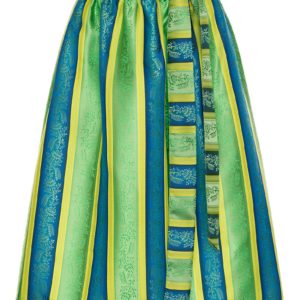 Dirndlschürze midi 70cm grün-blau-gelb Gusti 129890 ~ L