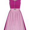 Midi Dirndl 65 cm beere rosa gemustert Toni 007358 ~ 30