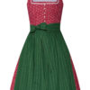 Mini Dirndl 60 cm rot grün Laureen 009197 ~ 34