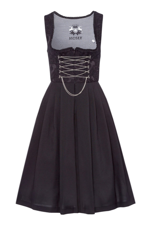 Mini Dirndl 60cm Gastro schwarz Amy 129410 ~ 42