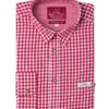 Trachtenhemd langarm rot kariert Robby 005115 ~ 3XL
