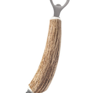 Flaschenöffner Hirschhorn mit Löwenfigur 014020 ~ braun
