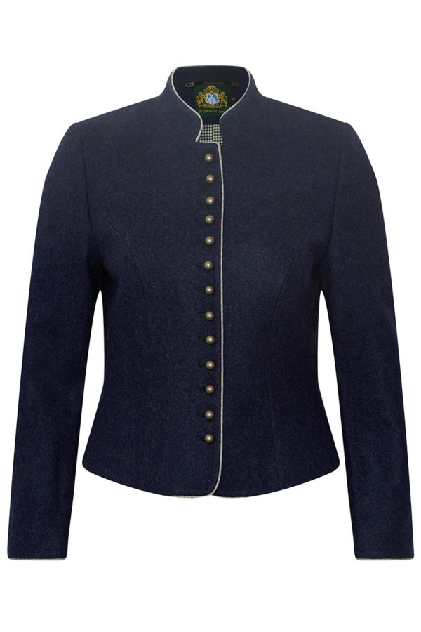 Damen Lodenjacke blau grau Gmund 003487 ~ 32