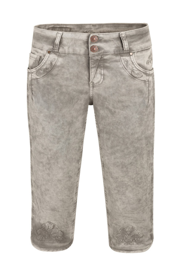 Damen Trachtenhose kniebund grau Hendrina 012294 ~ 32