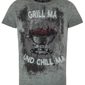 Trachtenshirt grau Grill ma und Chill ma 012939 ~ M