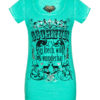 Trachtenshirt kurzarm mintgrün 'Gschmusi' Gerti 131606 ~ M