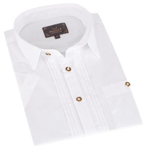 Trachtenhemd kurzarm weiß Bertl 010268 ~ 3XL