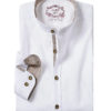 Trachtenhemd langarm weiß Hannes 006995 - slimfit ~ M