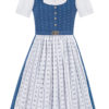 Kinder Dirndl blau weiß Mina 014804 ~ 104