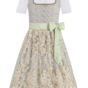 Kinder Dirndl grau gold 013785 ~ 104