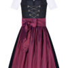 Kinderdirndl dunkelblau gemustert beere Natalie 004043 ~ 122